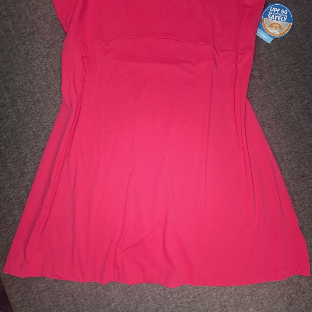 NWT Columbia UPF 50 Sun Protection Coverup PFG Freezer Dress 2XL Hot Pink Swim - Picture 4 of 8